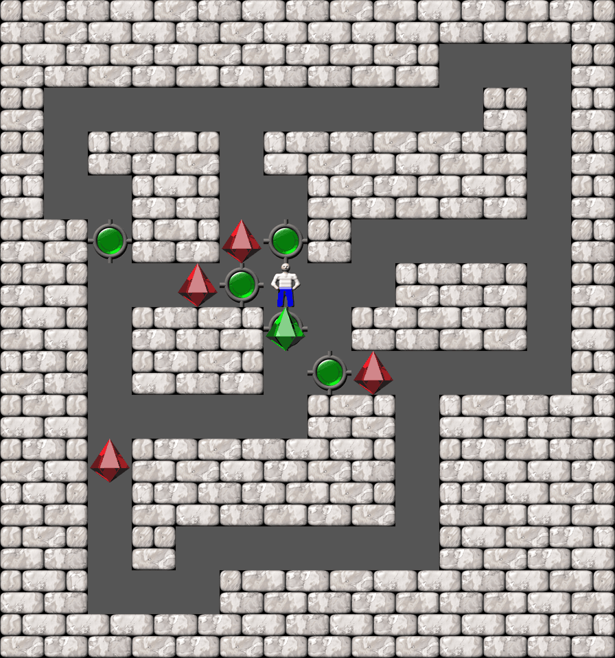 Сокобан Bugs509 collection уровень 147
